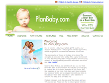 Tablet Screenshot of planbaby.com